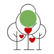 familienberatung wien logo mit baum und herzen